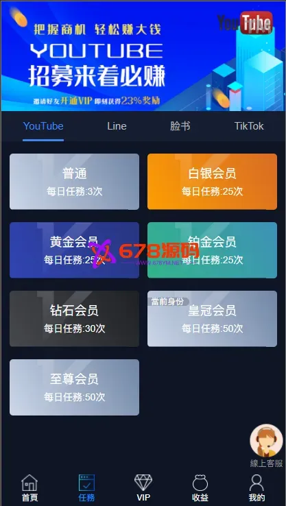 多语种開源營運点赞系统TP5+VUE国际版多语种tiktok分享点赞任务平台源码泰越英等语言