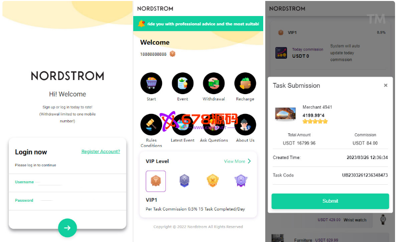 二开运营版新白色UI多语种刷单抢单系统/内附搭建教程